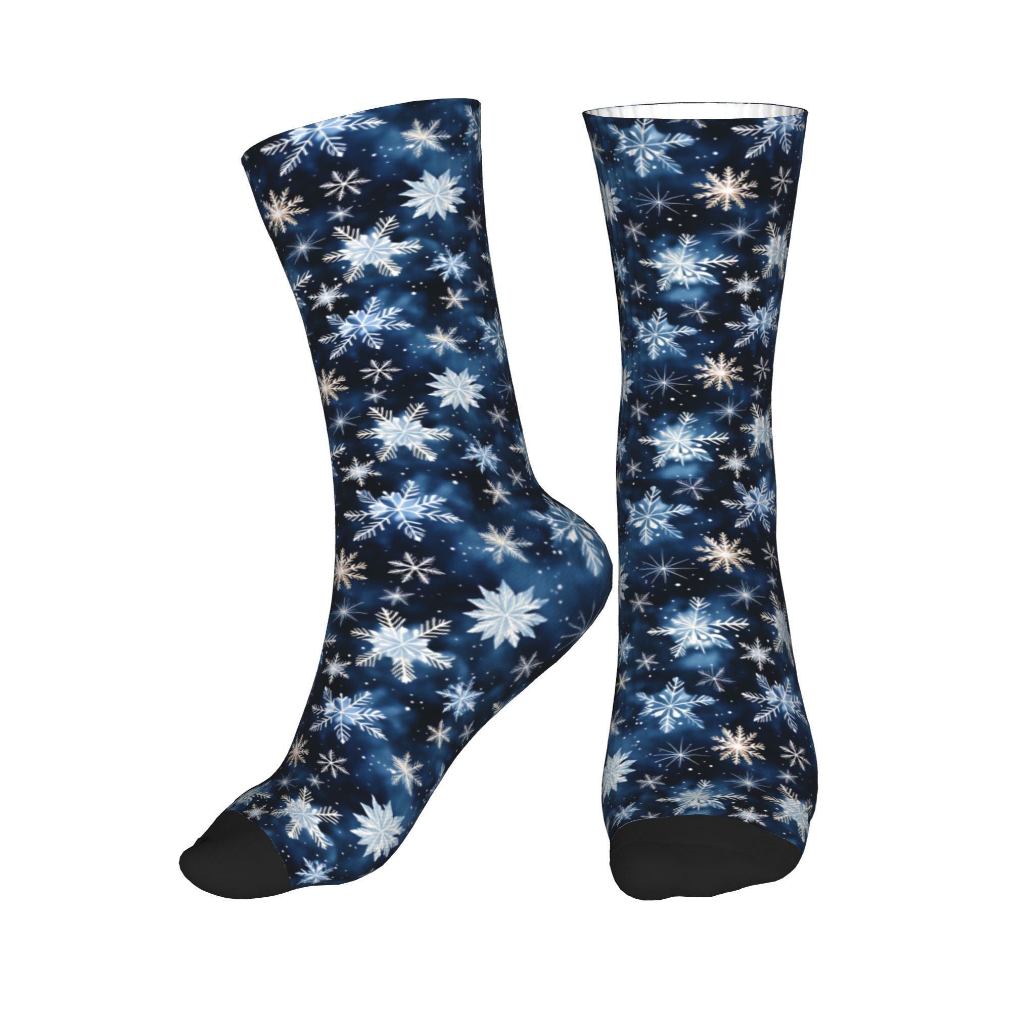Dress Sock Men - Calcetines azules marinos con estampado de