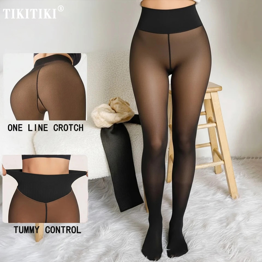 Tights Pantyhose Sheer - Medias con forro polar de una