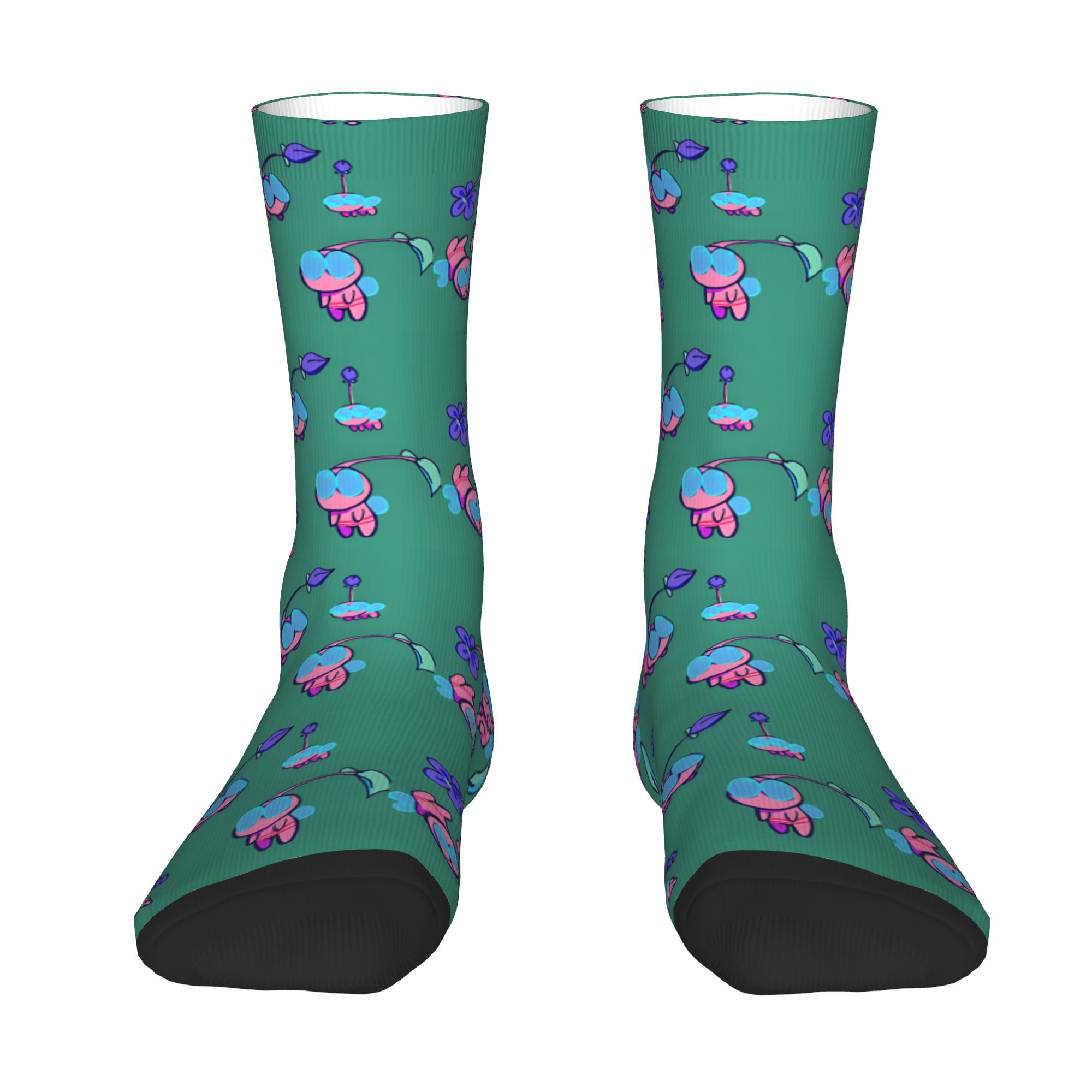 Dress Sock Men - Calcetines Personalizados de Anime P-Pikmins para